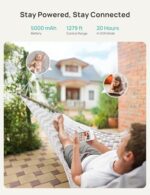Smart WiFi Baby Monitor with Clip Mount, 2K HD App Control Camera, Cry & Motion Alerts & 5000mAh Battery - Image 10