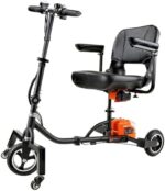 SuperHandy Passport 3-Wheel Foldable Mobility Scooter