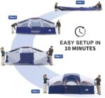 CAMPROS 8-Person Weather-Resistant Tent with Room Divider - Image 2