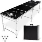GoPong 8-Foot Portable Beer Pong Table (Multi-Design)