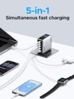 UGREEN Nexode Pro 160W GaN 5 Port Fast Charger with Smart Display - Image 5
