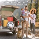 Collapsible Baby Bathtub with Real-Time Thermometer & Cushion Portable Travel Newborn-to-Toddler Tub - Image 7