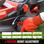 EWORK 11A Lightweight Electric Push Mower with 30L Bag - Image 5