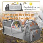 Waterproof Baby Diaper Bag Backpack with Portable Changing Station  USB Charging Port Large Capacity Travel Organizer - Image 2