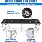 GoPong 8-Foot Portable Beer Pong Table (Multi-Design) - Image 2