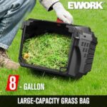EWORK 11A Lightweight Electric Push Mower with 30L Bag - Image 6