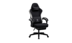 GTPlayer - Ergonomic Gaming Chair with Breathable Fabric - Black